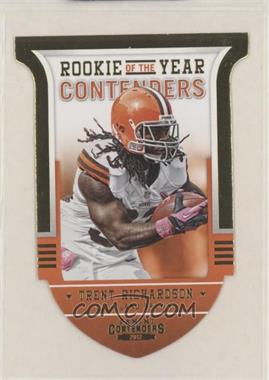 2012 Panini Contenders - Rookie of the Year Contenders - Gold #11 - Trent Richardson /100