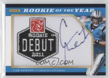2012 Panini Father's Day - Rookie of the Year Manufactured Patch Autographs #CN - Cam Newton