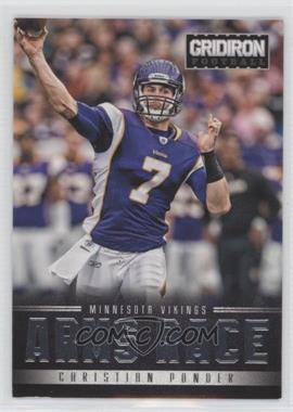 2012 Panini Gridiron - Arms Race - Silver #16 - Christian Ponder /250