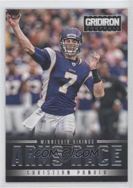 2012 Panini Gridiron - Arms Race - Silver #16 - Christian Ponder /250