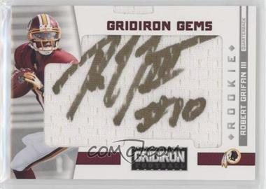 2012 Panini Gridiron - [Base] - Signatures Gold Ink #301 - Rookie Gridiron Gems - Robert Griffin III /199