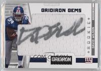 Rookie Gridiron Gems - David Wilson #/299