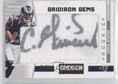 2012 Panini Gridiron - [Base] #315 - Rookie Gridiron Gems - Chris Givens /299