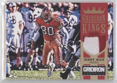 2012 Panini Gridiron - Gridiron Kings Jerseys - Prime #14 - Jerry Rice /49