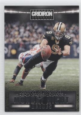 2012 Panini Gridiron - Monday Night Heroes - Silver #1 - Drew Brees /250