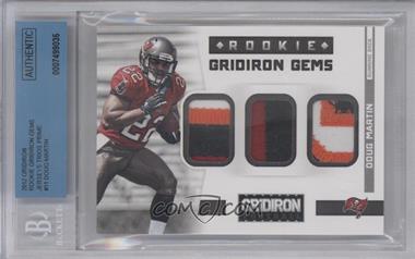 2012 Panini Gridiron - Rookie Gridiron Gems Trios - Prime #11 - Doug Martin /49 [BGS Authentic]