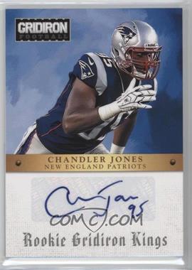 2012 Panini Gridiron - Rookie Gridiron Kings Signatures #19 - Chandler Jones /99