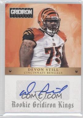 2012 Panini Gridiron - Rookie Gridiron Kings Signatures #25 - Devon Still /99