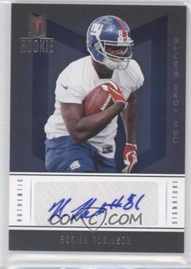 2012 Panini Momentum - [Base] #202 - Rookie Signature - Adrien Robinson /799