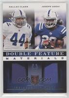 Dallas Clark, Joseph Addai [EX to NM] #/149