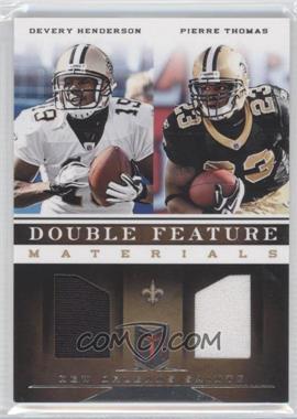 2012 Panini Momentum - Double Feature Materials #7 - Devery Henderson, Pierre Thomas /149