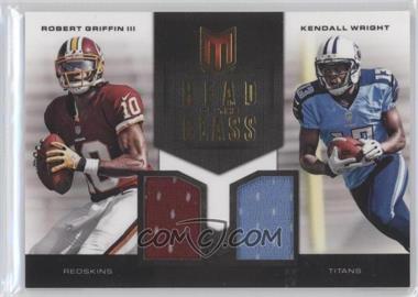 2012 Panini Momentum - Head of the Class Combo Materials #9 - Kendall Wright, Robert Griffin III /149