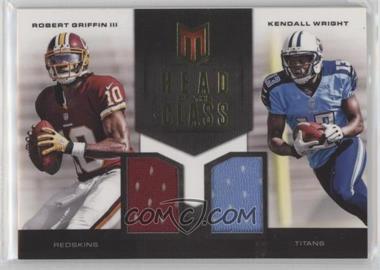 2012 Panini Momentum - Head of the Class Combo Materials #9 - Kendall Wright, Robert Griffin III /149