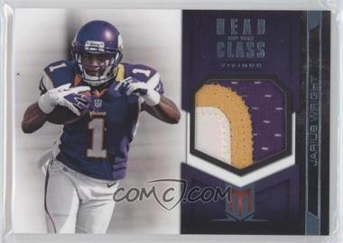 2012 Panini Momentum - Head of the Class Materials - Prime #35 - Jarius Wright /49