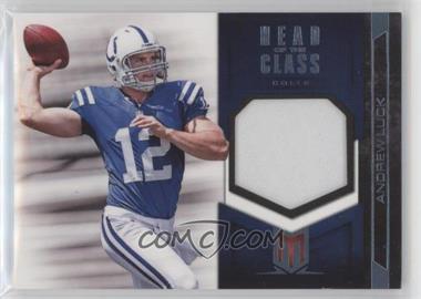 2012 Panini Momentum - Head of the Class Materials - Prime #5 - Andrew Luck /49