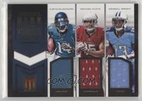 Justin Blackmon, Kendall Wright, Michael Floyd #/99