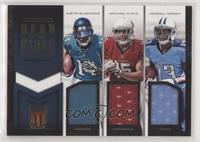 Justin Blackmon, Kendall Wright, Michael Floyd #/99