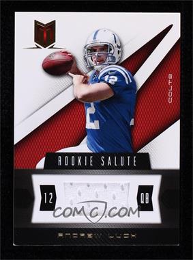 2012 Panini Momentum - Rookie Salute - Materials #66 - Andrew Luck /375 [Noted]