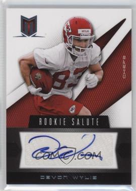 2012 Panini Momentum - Rookie Salute - Signatures #34 - Devon Wylie /99