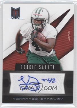 2012 Panini Momentum - Rookie Salute - Signatures #55 - Terrance Ganaway /99