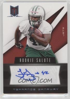 2012 Panini Momentum - Rookie Salute - Signatures #55 - Terrance Ganaway /99