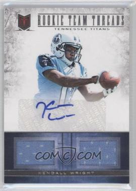 2012 Panini Momentum - Rookie Team Threads Materials - Combo Signatures #7 - Kendall Wright /25