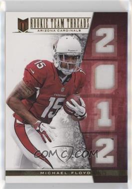 2012 Panini Momentum - Rookie Team Threads Quad - Prime #6 - Michael Floyd /15