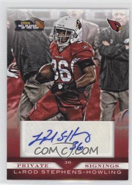 2012 Panini NFL Player of the Day - Private Signings #LSH - LaRod Stephens-Howling