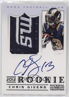 Rookie Signature Materials - Chris Givens #/25