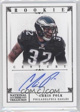 2012 Panini National Treasures - [Base] - Century Black Signatures #218 - Rookie - Chris Polk /25