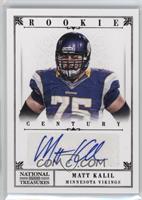 Rookie - Matt Kalil #/25