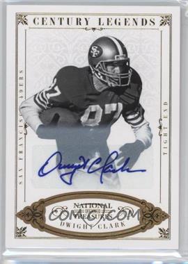 2012 Panini National Treasures - [Base] - Century Gold Signatures #129 - Legends - Dwight Clark /49