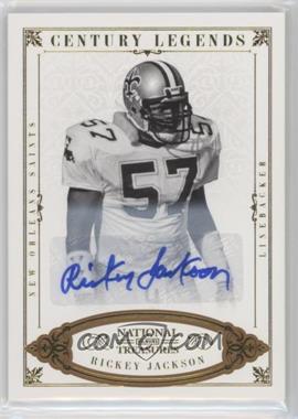 2012 Panini National Treasures - [Base] - Century Gold Signatures #181 - Legends - Rickey Jackson /10