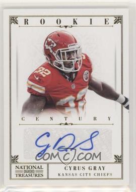 2012 Panini National Treasures - [Base] - Century Gold Signatures #222 - Rookie - Cyrus Gray /49