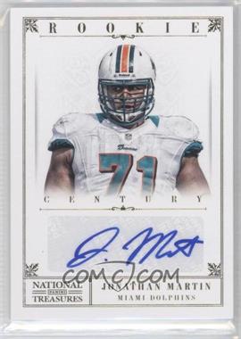 2012 Panini National Treasures - [Base] - Century Gold Signatures #245 - Rookie - Jonathan Martin /49