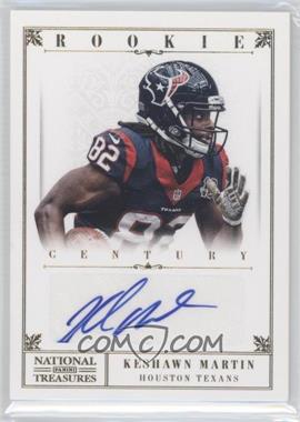 2012 Panini National Treasures - [Base] - Century Gold Signatures #255 - Rookie - Keshawn Martin /49