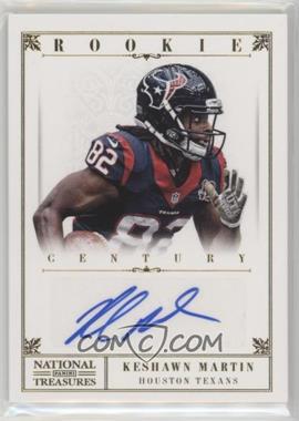 2012 Panini National Treasures - [Base] - Century Gold Signatures #255 - Rookie - Keshawn Martin /49