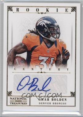 2012 Panini National Treasures - [Base] - Century Gold Signatures #277 - Rookie - Omar Bolden /49