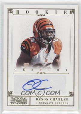 2012 Panini National Treasures - [Base] - Century Gold Signatures #278 - Rookie - Orson Charles /49