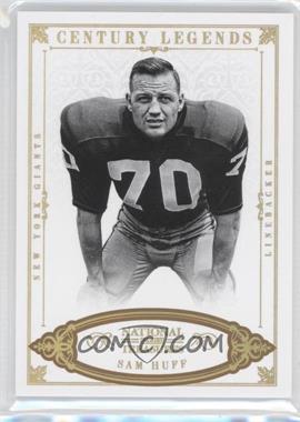 2012 Panini National Treasures - [Base] - Century Gold #185 - Legends - Sam Huff /10