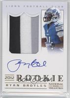 Rookie Signature Materials - Ryan Broyles #/49