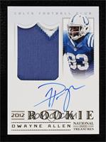 Rookie Signature Materials - Dwayne Allen #/49