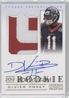Rookie Signature Materials - DeVier Posey #/49