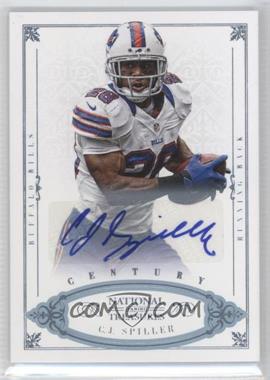 2012 Panini National Treasures - [Base] - Century Platinum Signatures #91 - C.J. Spiller /1