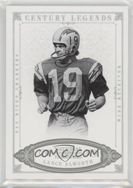 2012 Panini National Treasures - [Base] - Century Silver #161 - Legends - Lance Alworth /25