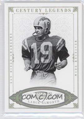 2012 Panini National Treasures - [Base] - Century Silver #161 - Legends - Lance Alworth /25