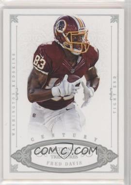 2012 Panini National Treasures - [Base] - Century Silver #43 - Fred Davis /25