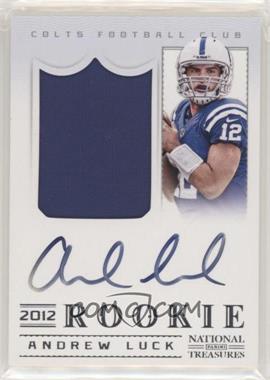 2012 Panini National Treasures - [Base] #301 - Rookie Signature Materials - Andrew Luck /99