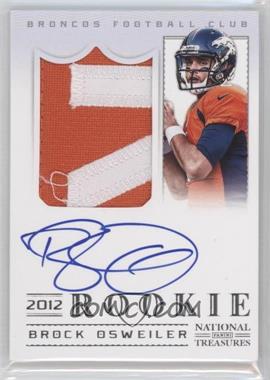 2012 Panini National Treasures - [Base] #307 - Rookie Signature Materials - Brock Osweiler /99