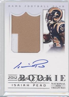 2012 Panini National Treasures - [Base] #313 - Rookie Signature Materials - Isaiah Pead /99